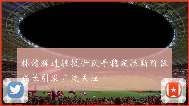 林诗栋连胜提升反手稳定性新阶段成长引发广泛关注